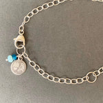 Load image into Gallery viewer, Larimar Ocean Charm Necklace
