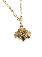 Load image into Gallery viewer, Gold Bee Charm, 10K
