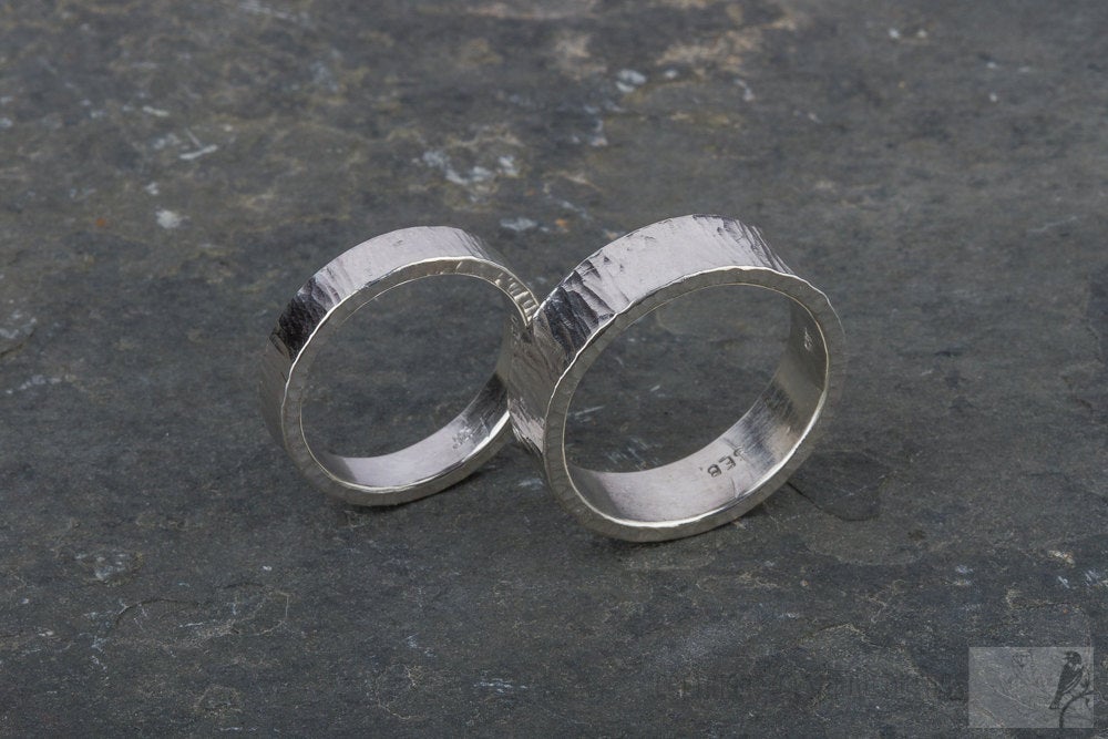 Wedding Bands in Sterling Silver