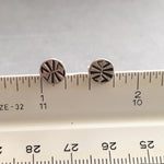 Load image into Gallery viewer, Stamped Circle Studs
