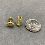 Load image into Gallery viewer, Gold Ladybug Studs
